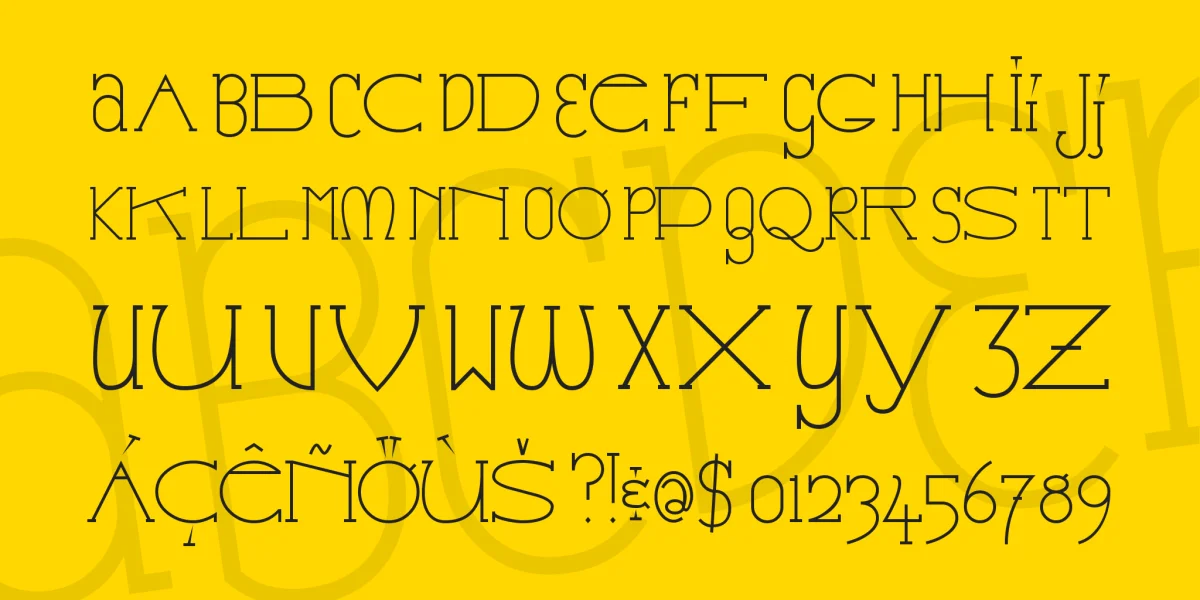 Catharsis Espresso Font preview 3