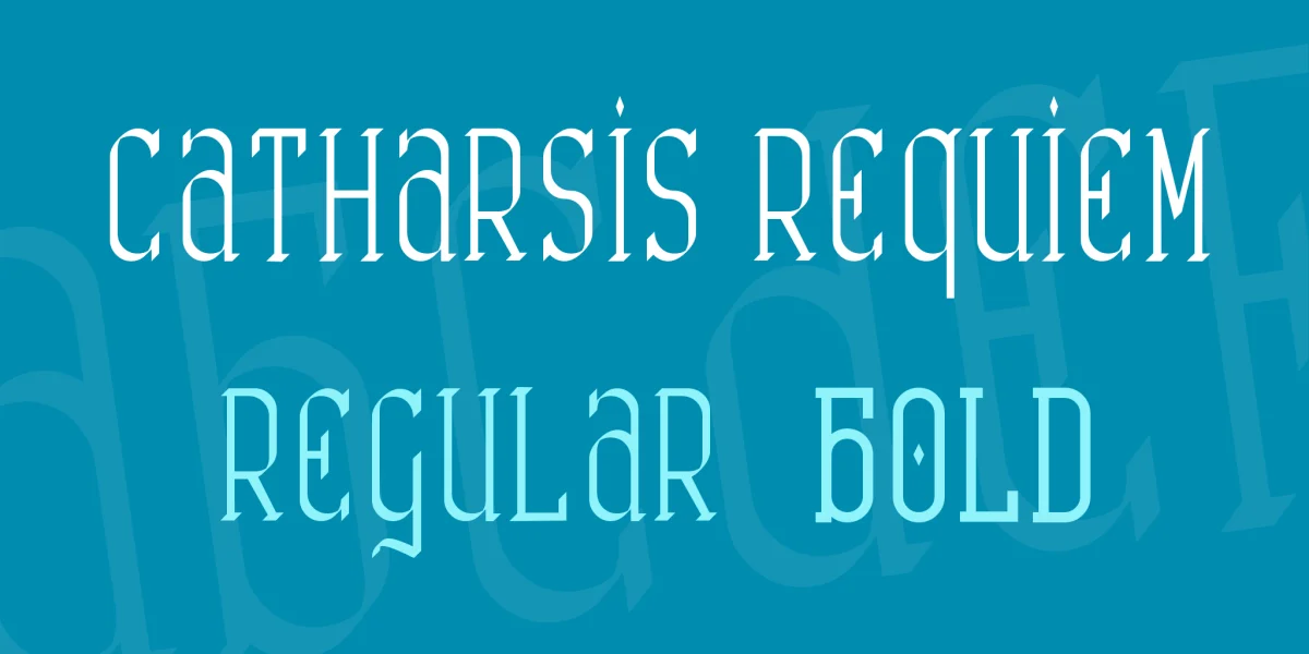 Catharsis Requiem Font Family