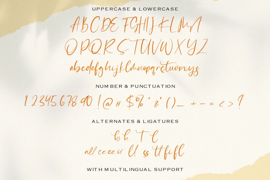Catthy Wellingten Font preview 14