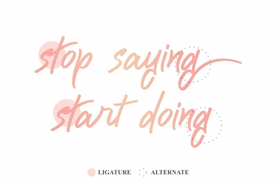 Cattily Demo Font preview 7