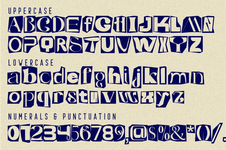 Causing Massive Demo Font preview 7