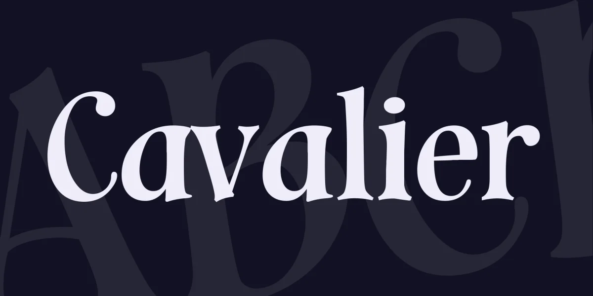 Cavalier Font