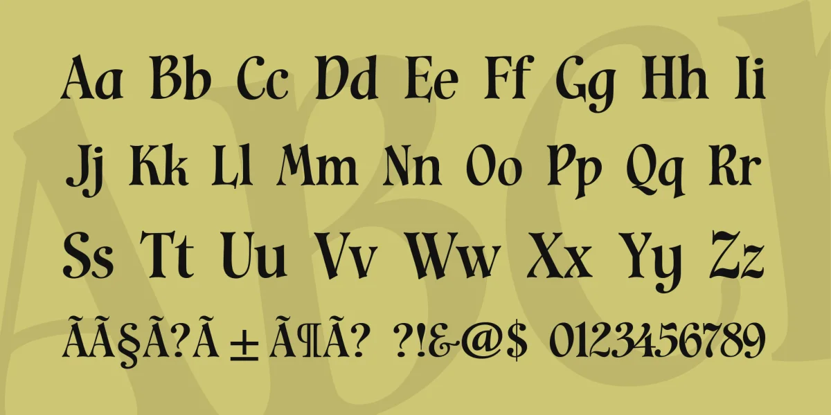 Cavalier Font preview 4
