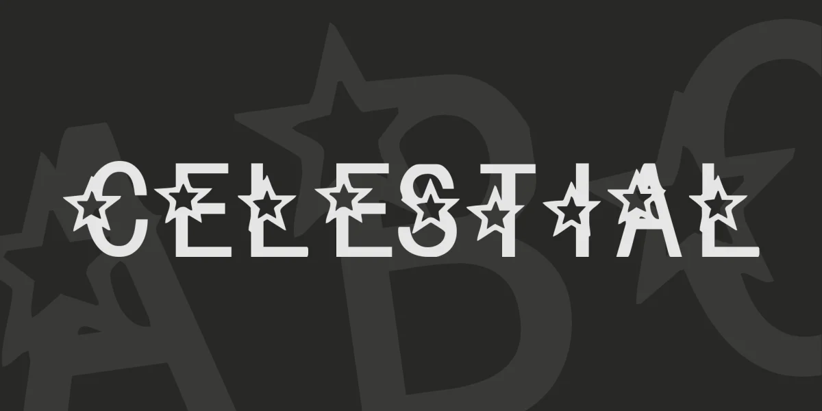 Celestial Font
