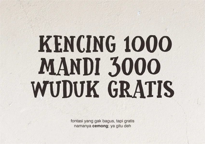 Cemong Font
