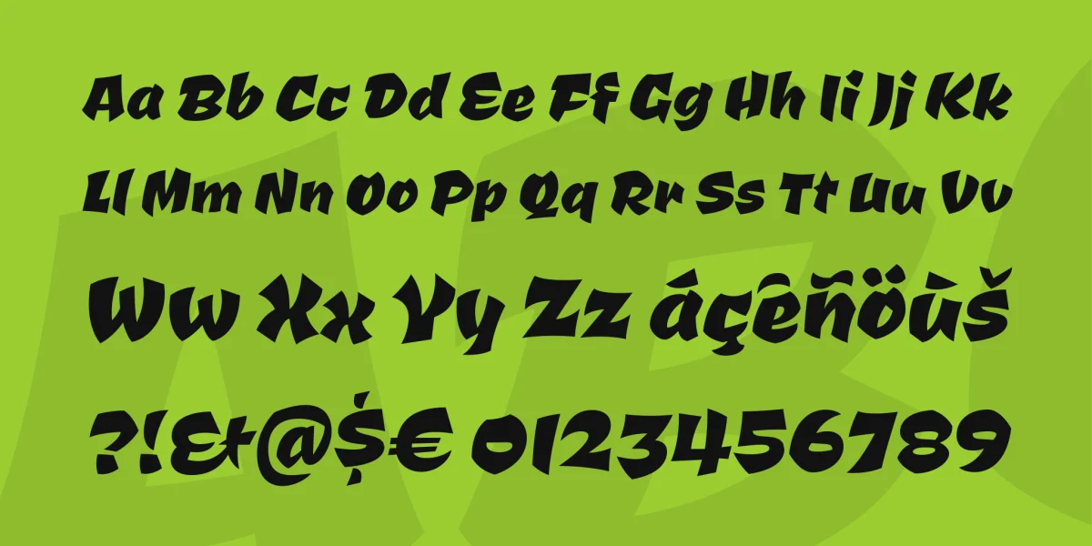 Ceviche One Font preview 3