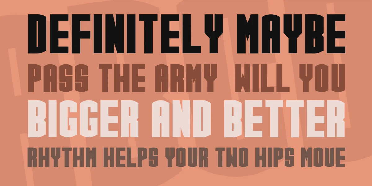CGF Arch Reactor Font preview 2
