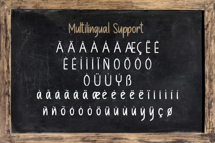 Chalk Board Font preview 13