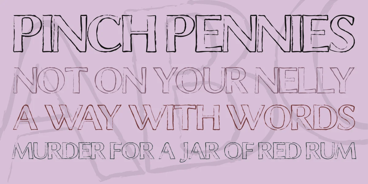 Chalk Line Font preview 2