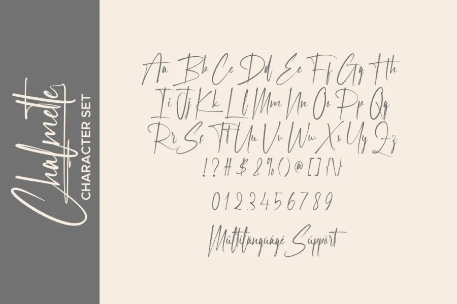 Chalmette Demo Font preview 3