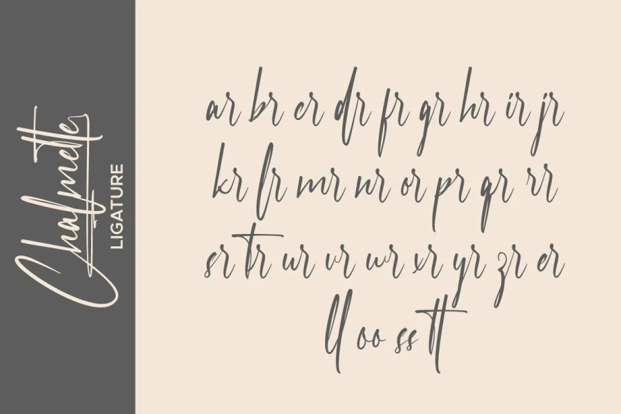 Chalmette Demo Font preview 5