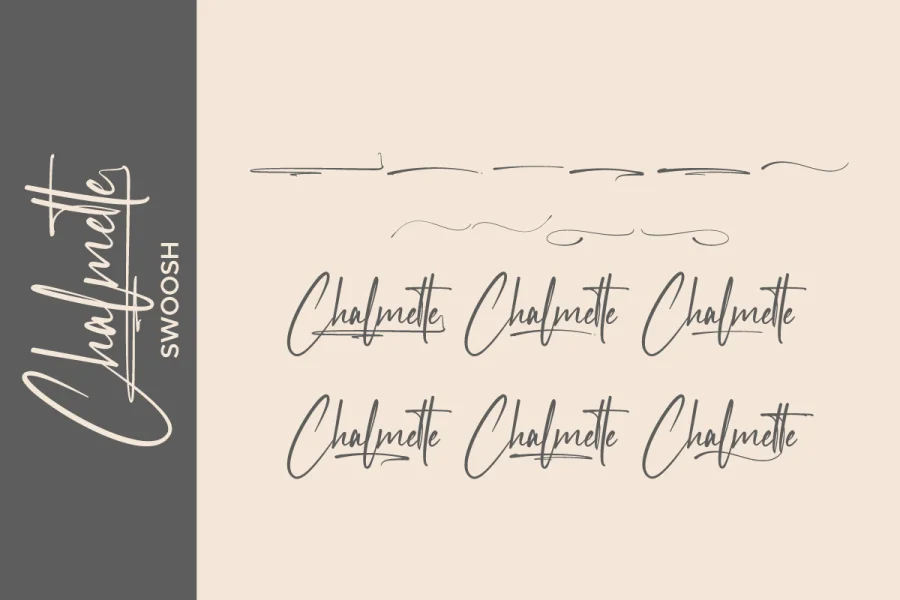 Chalmette Demo Font preview 7