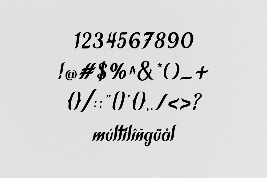 Chameron Font preview 5