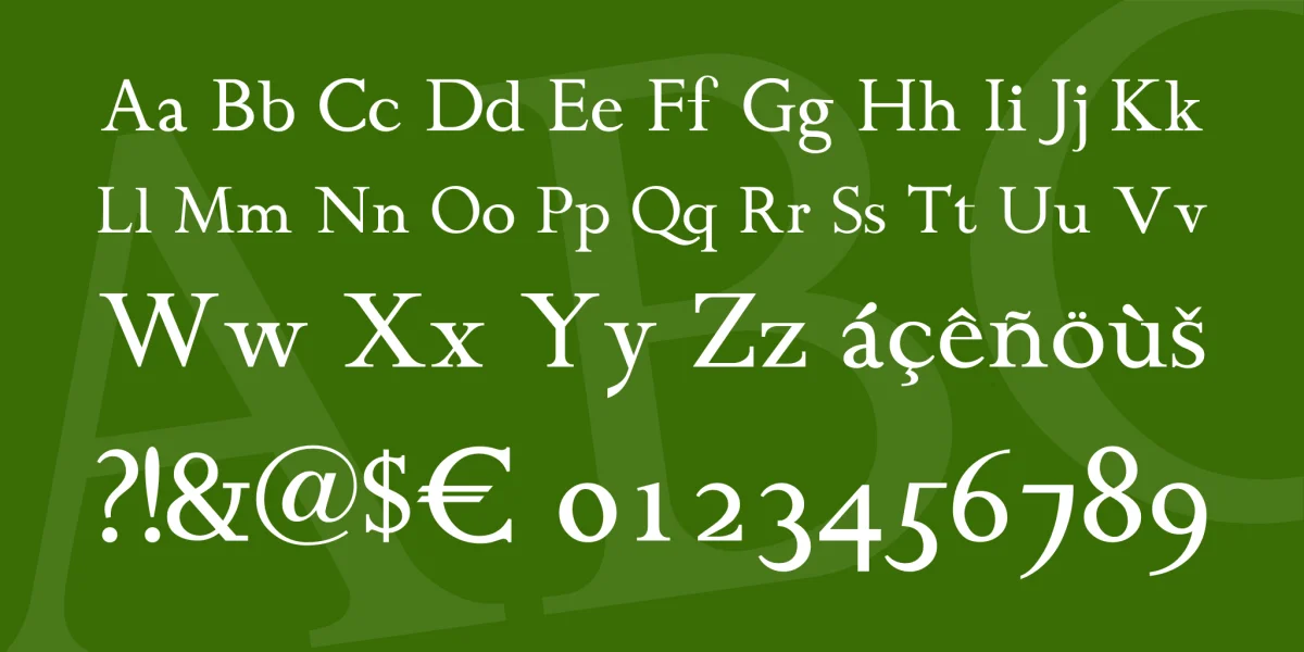 Chanticleer Roman NF Font Family preview 4