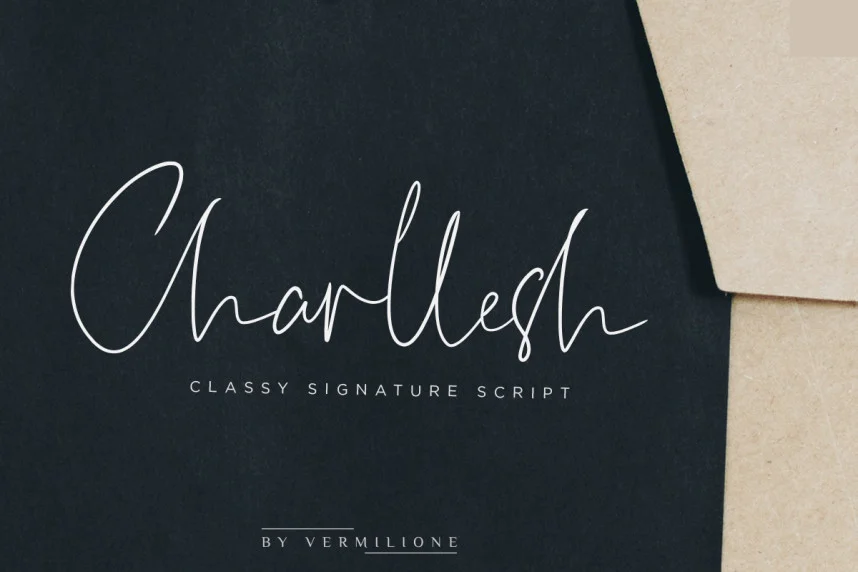 Charllesh – Classy Script Font