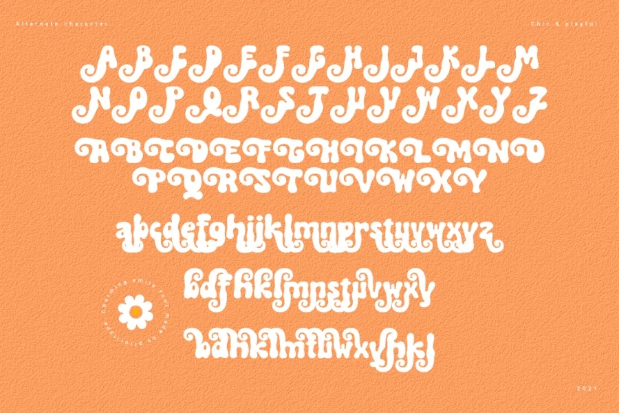 Charming Smile DEMO Font preview 8