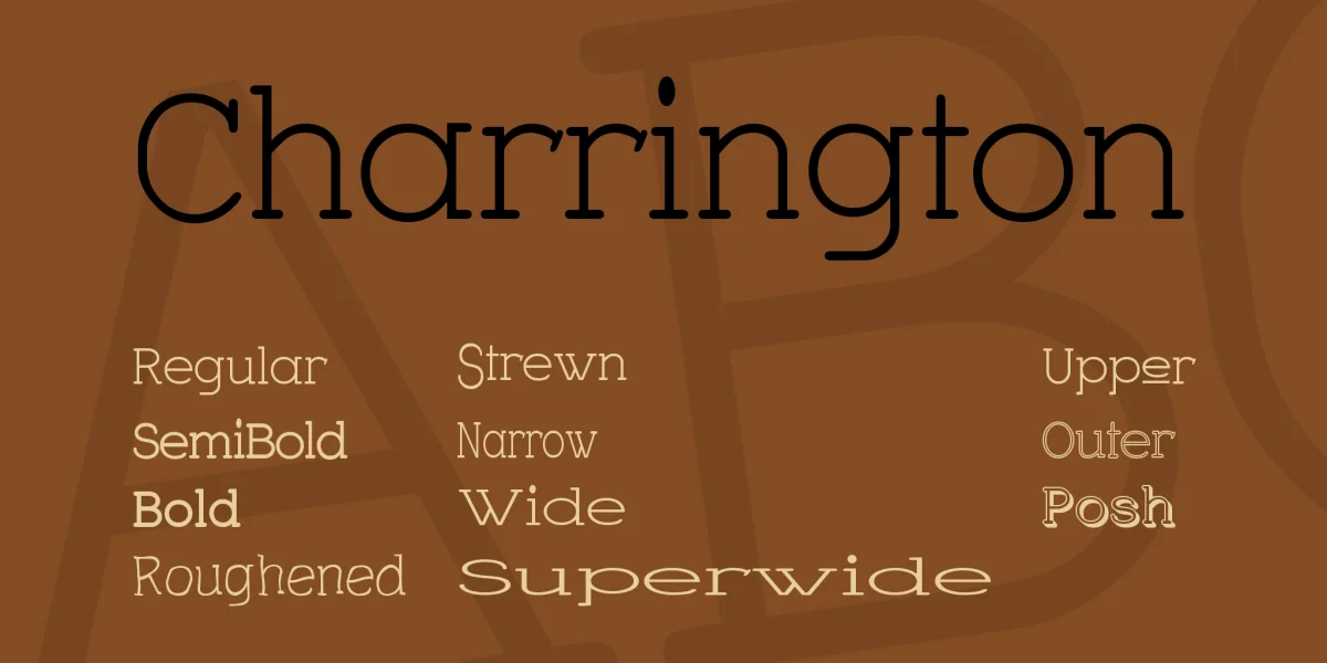 Charrington Font Family