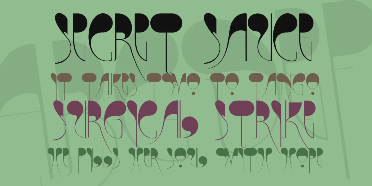 CHASE ZEN PARIS Font preview 2