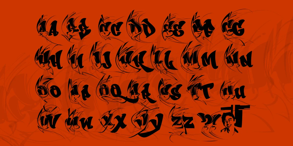 CHASE ZEN SPRAWL Font preview 3