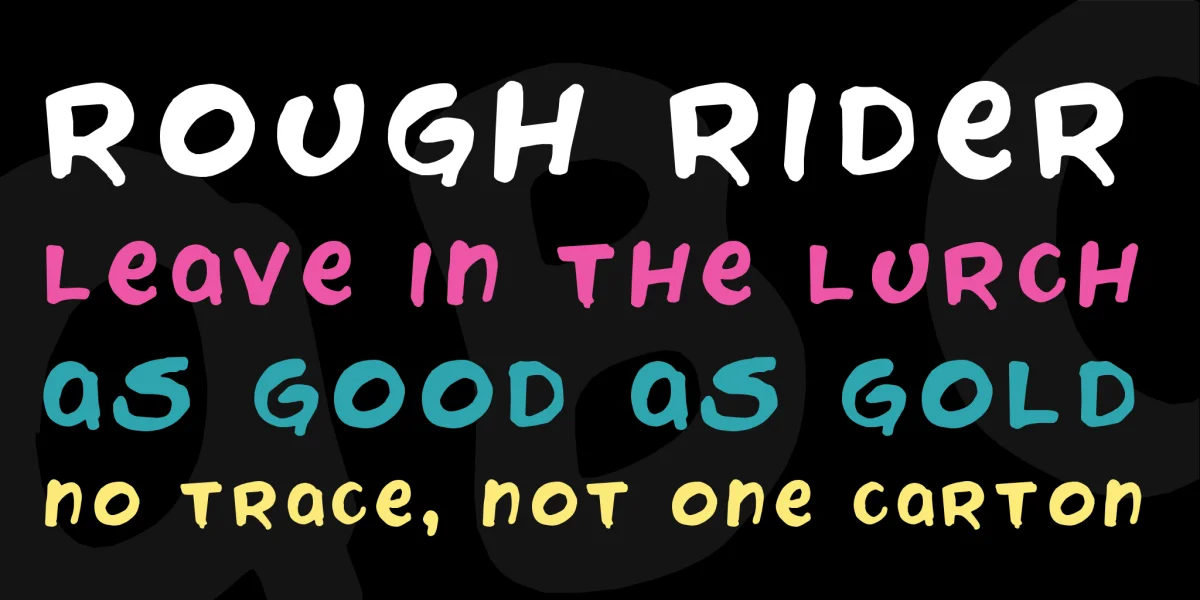Chattery Teeth Font preview 2