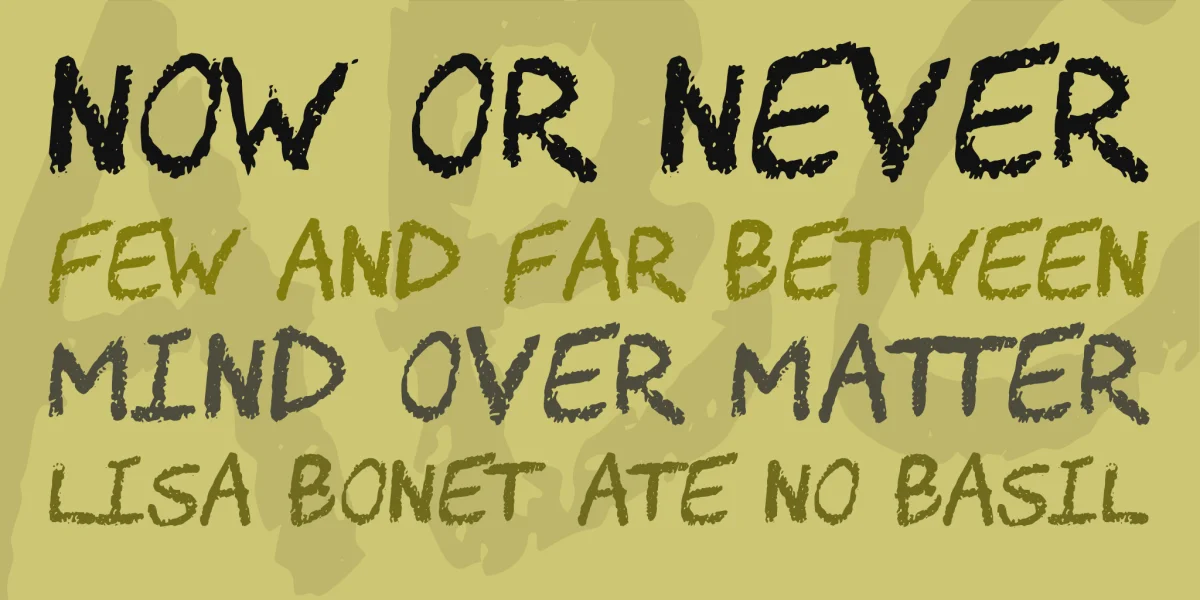 CHAWP Font preview 2
