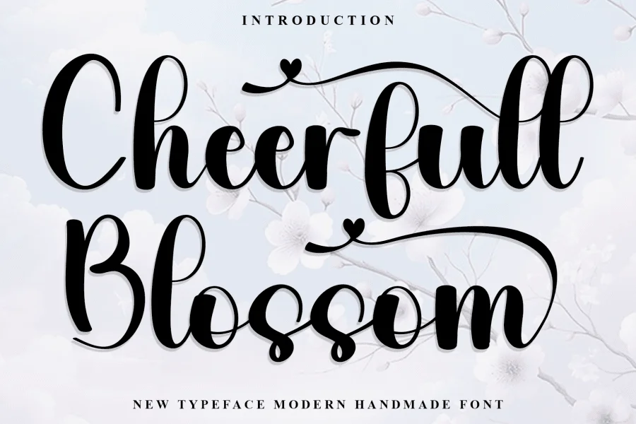 Cheerfull Blossom Font