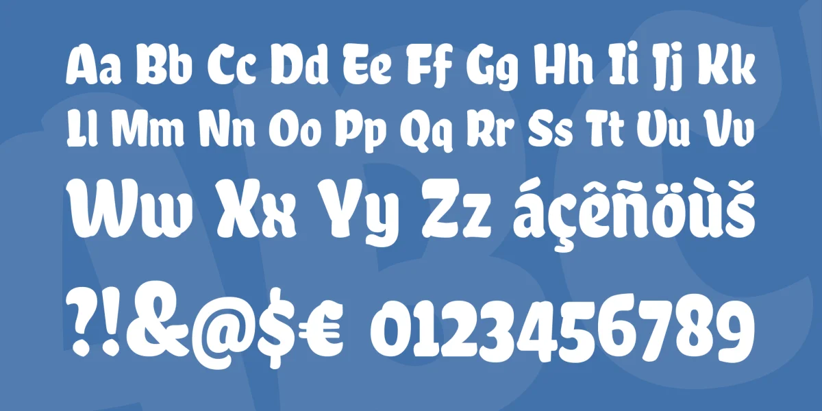 Chela One Font preview 4
