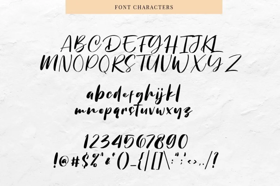 Chellyne Font preview 7