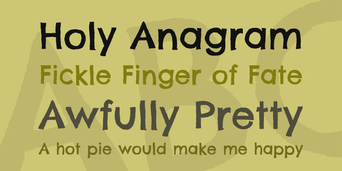 Chelsea Market Font preview 2