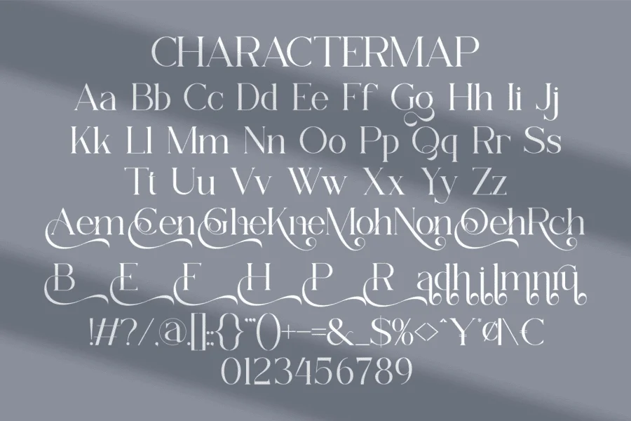 Chena Font preview 4
