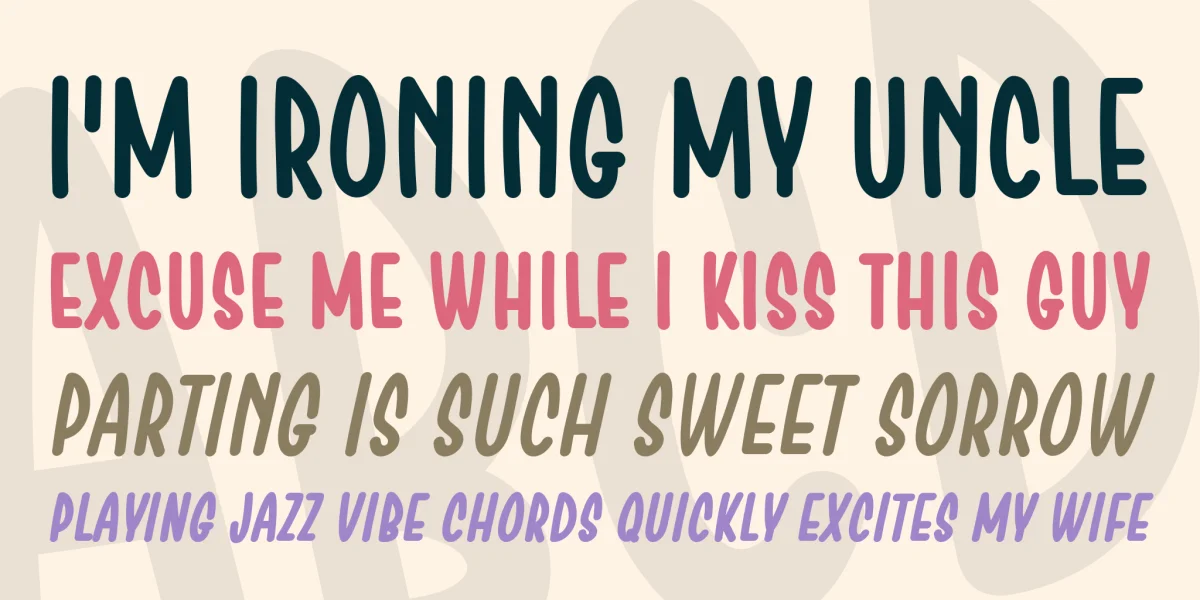 Chesan Font Family preview 3