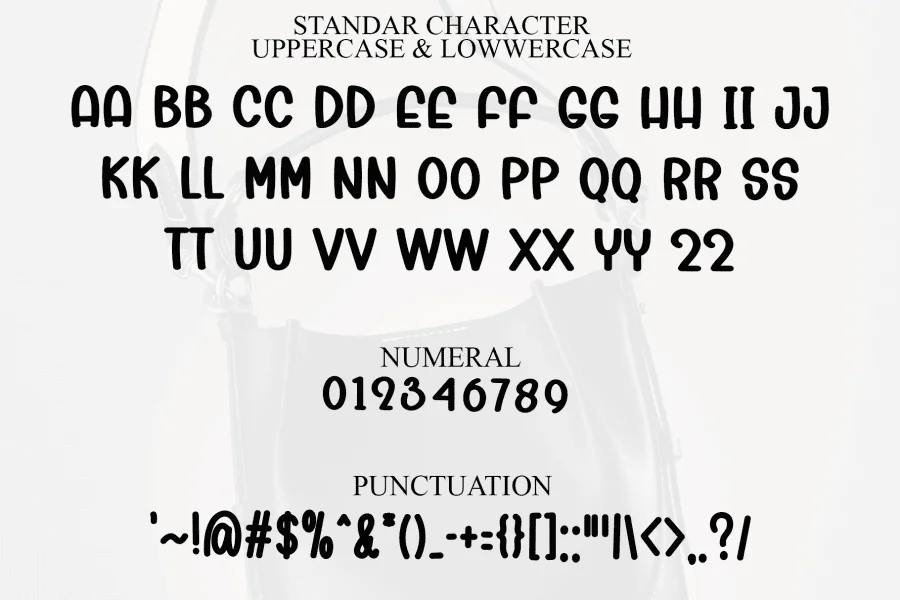Chibi Girls Font preview 7