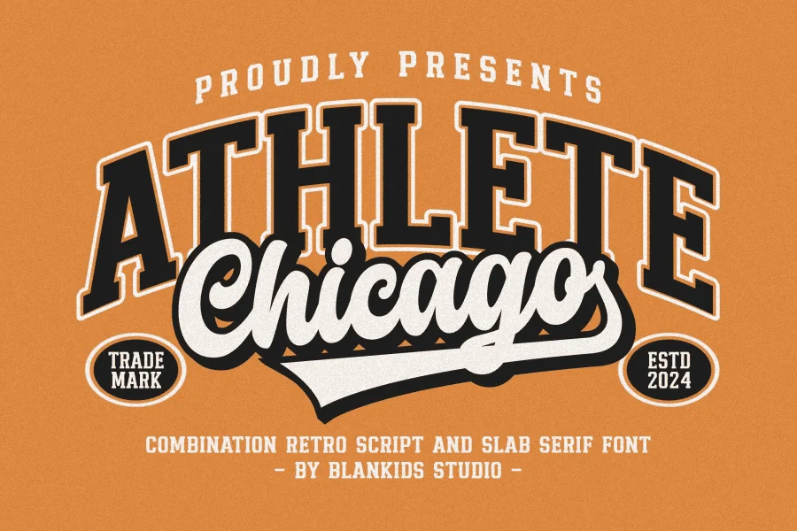 Chicago Athletic Font Family