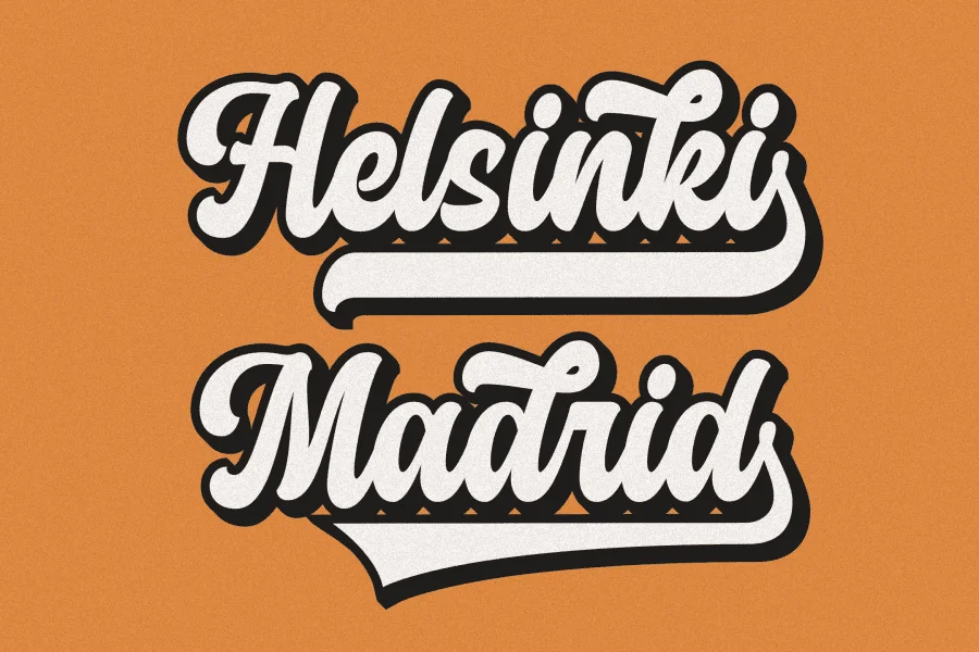Chicago Athletic Font Family preview 11