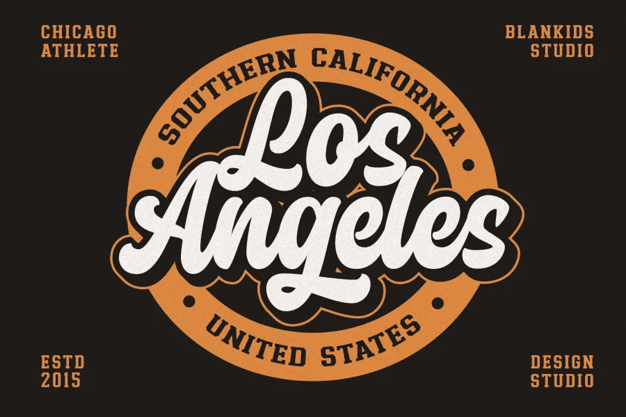 Chicago Athletic Font Family preview 3