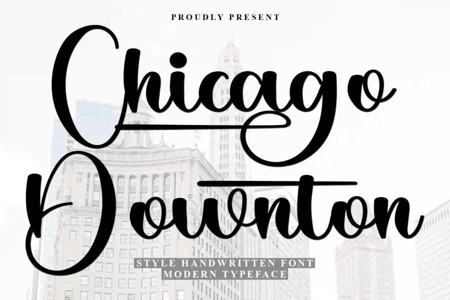 Chicago Downton Font