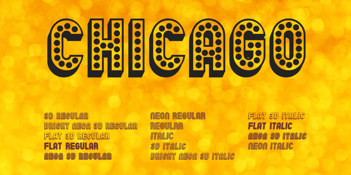 Chicago Font Family