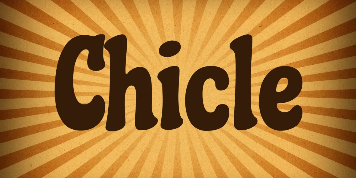 Chicle Font preview 5