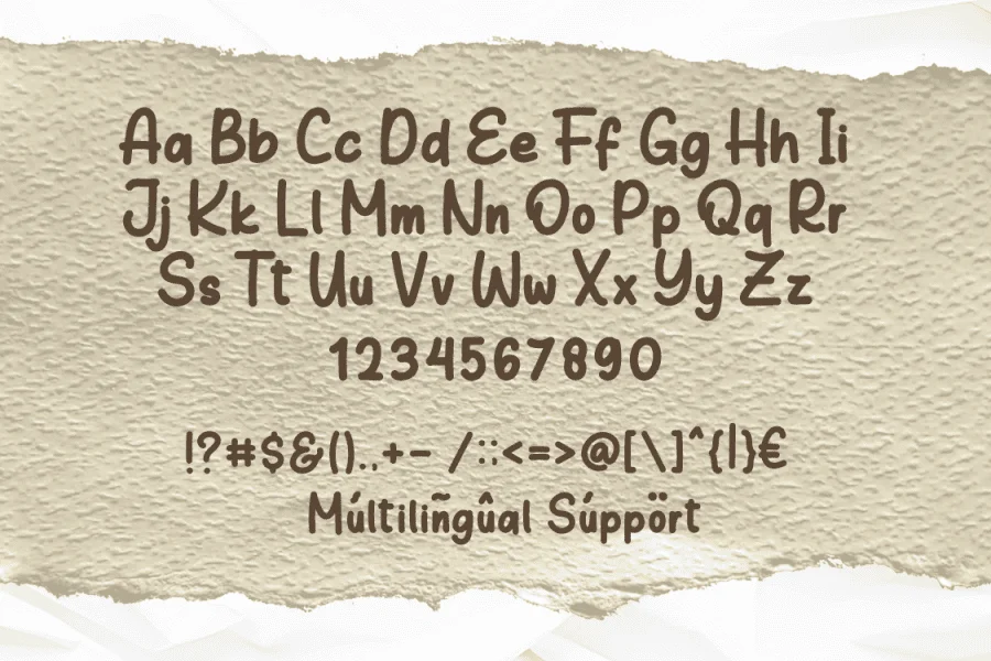Child Hood Font preview 2