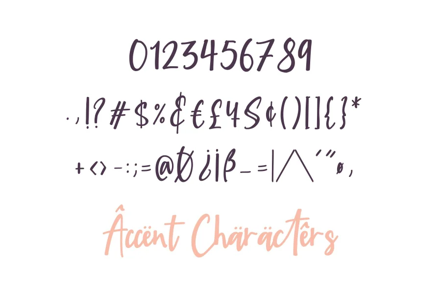 Childish Font preview 7