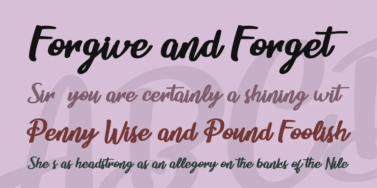 Childrens Party Personal Use Font preview 2