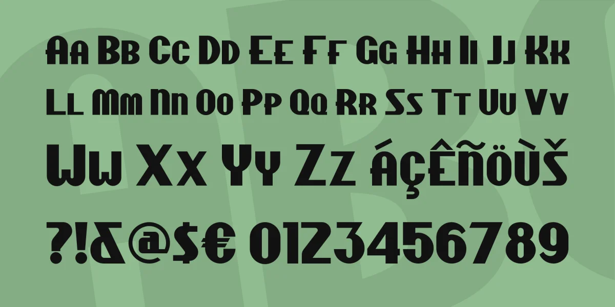 Chippewa Falls NF Font preview 3