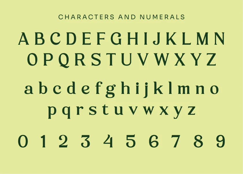 Chlora Font preview 10