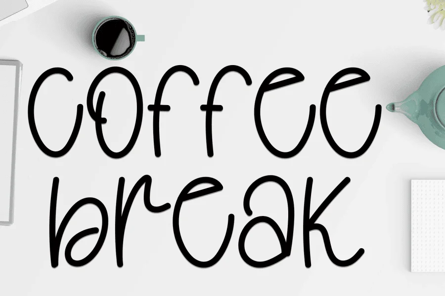 Choco Font preview 6