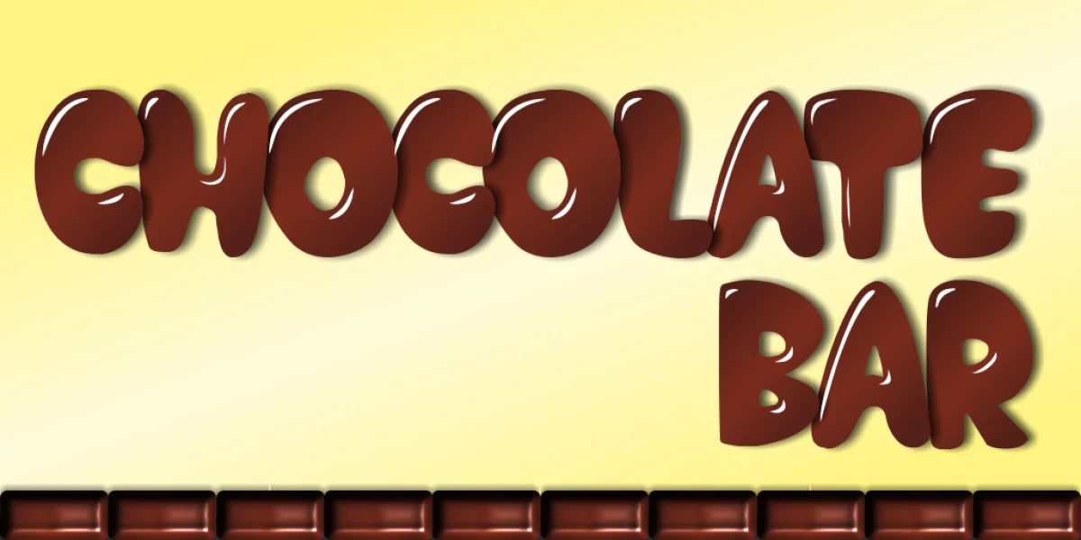 Chocolate Bar Demo Font