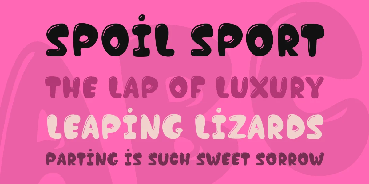 Chocolate Bar Demo Font preview 5