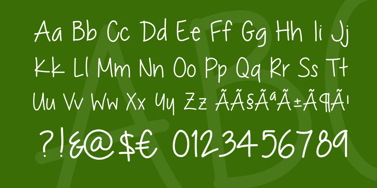 Chocolate Covered Raindrops Font Family preview 5