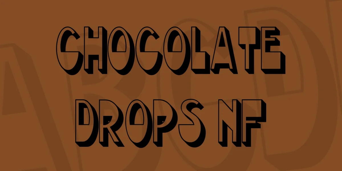 Chocolate Drops NF Font