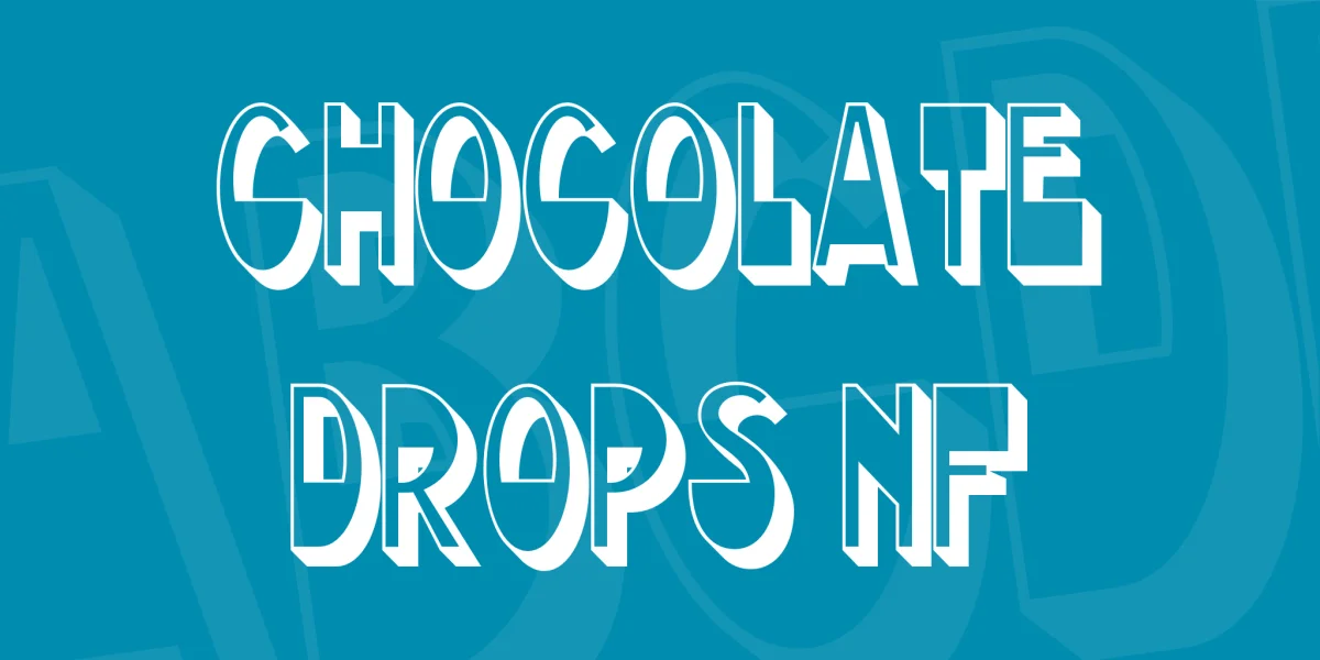 Chocolate Drops NF Font preview 2
