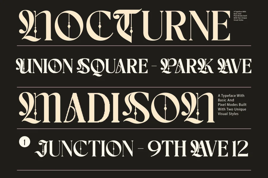 Choire Font Family preview 3